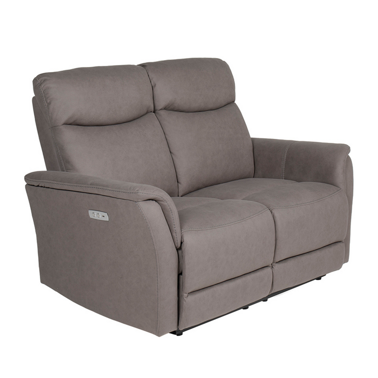 Mortimer 2 Seater Electric Recliner Sofa Grey