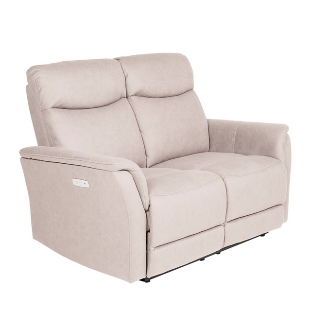 Mortimer 2 Seater Electric Recliner Sofa Taupe