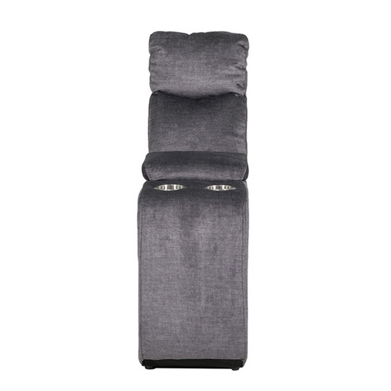 Mortimer Console Sectional Electric USB Graphite