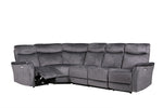 Stylish reclining sectional for home comfort.