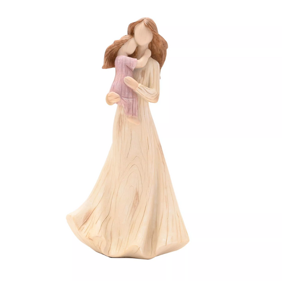 Juliana Portrait Figurines Family Collection - Mother & Daughter picture on the white background