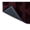 Brink & Campman Mural Modest Geometric Rug Burgundy with a polypropylene and latex backing
