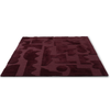 Brink & Campman Mural Modest Geometric Rug Burgundy perfect for bedrooms and living rooms