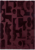 Brink & Campman Mural Modest Geometric Rug Burgundy picture of the rug geometric design