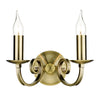 Murray 2 Light Wall Light Antique Brass picture on the white background