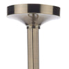 Murray 5 Light Armed Pendant Antique Brass close view picture of the fitting plate