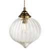 Mya Pendant Antique Brass close view picture of the shade