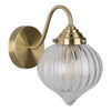 Mya Wall Light Antique Brass picture on the white background
