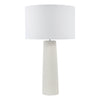 Myla Ceramic Table Lamp White  picture on the white background