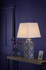 Mystic Ceramic Table Lamp Blue life style picture