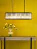 Naeva 5 Light Bar Pendant Matt Black life style picture