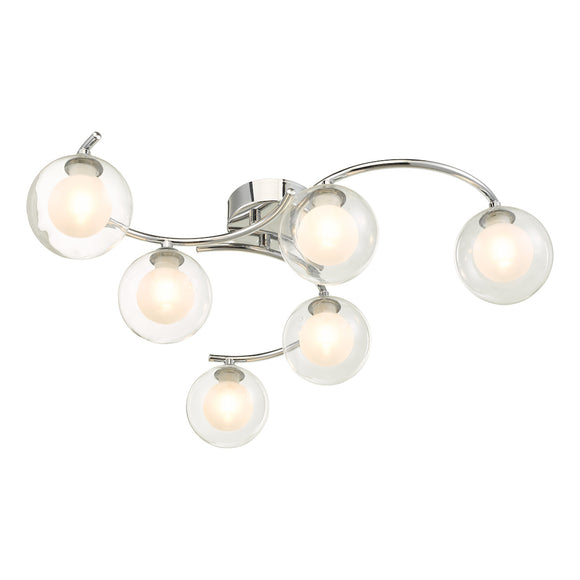 Elegant lighting fixture Nakita 6 Light Semi Flush


