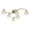 Stylish lighting Nakita 6 Light Semi Flush ceiling fixture

