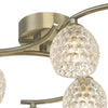Bright lighting Nakita 6 Light Semi Flush mount design

