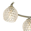Decorative lighting Nakita 6 Light Semi Flush with bubble glass

