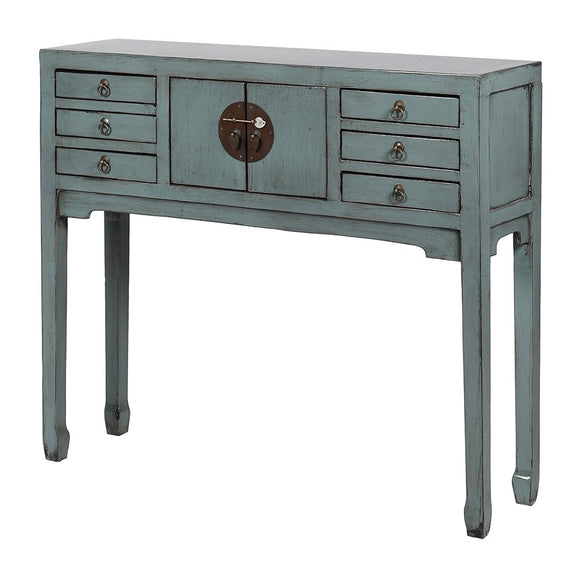 Nanxi 7 Drawer Console Table picture of the rustic console table