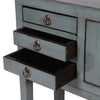 Nanxi 7 Drawer Console Table picture of the opened tiny drawers