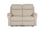 Nardo 2 Seater Electric Recliner Cashmere front view picture