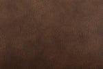 Nardo 3 Seater Electric Recliner Brown close view picture of the leather upholstery