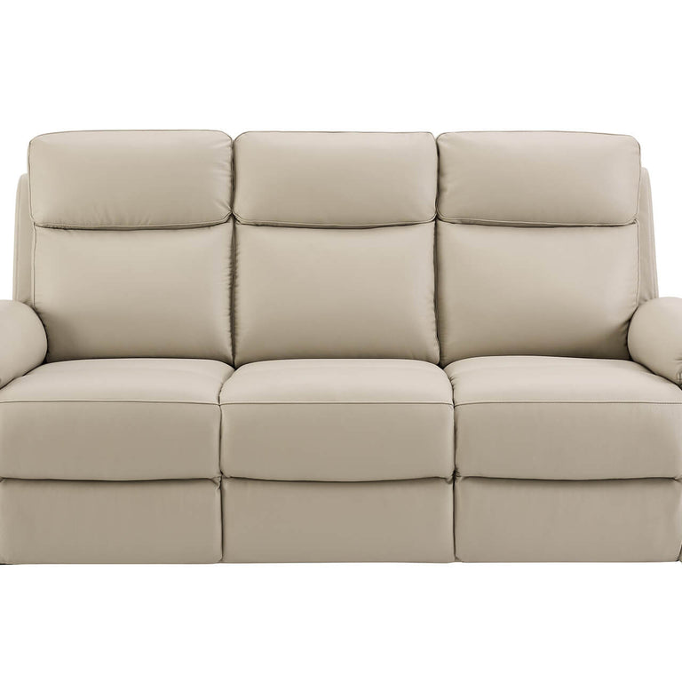 Nardo 3 Seater Sofa Cashmere – Luxury Three Seater Leather Couch