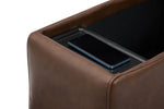 Brown Nardo console sectional shown from another angle (8)