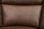 Brown leather Nardo corner group shown from another angle (8)