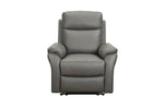 Nardo Electric Recliner Armchair Truffle front view picture