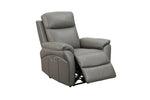 Nardo Electric Recliner Armchair Truffle picture with reclined seat