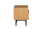 Contemporary bedside cabinets in engineered wood
