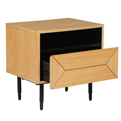 Nate Bedside Table Natural Oak