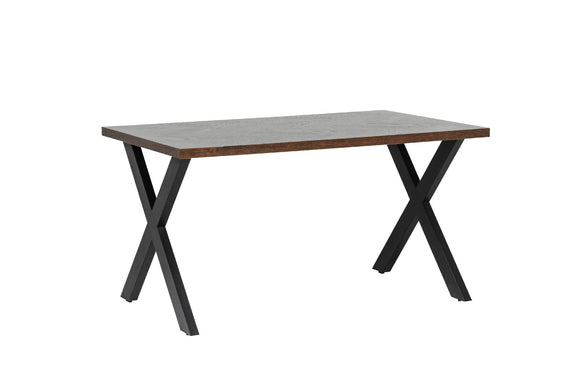 Nate Dining Table 1.4 m Smoked Oak picture on the white background