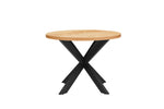 Nate Dining Table Round Natural Oak picture on the white background