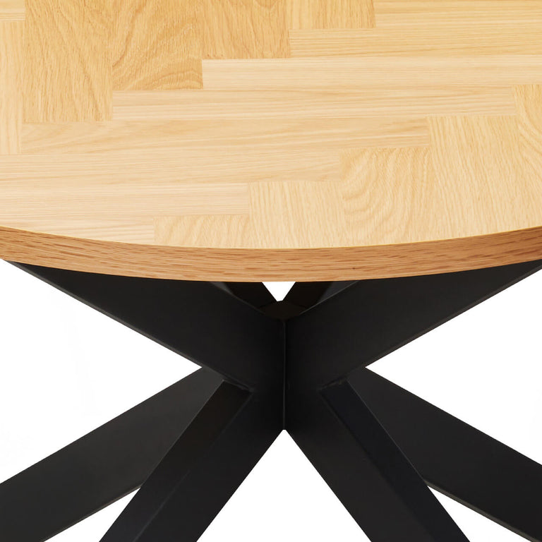 Nate Dining Table Round Natural Oak