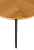 Contemporary oak side table Nate Lamp Table design
