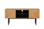 Stylish Nate TV Unit 1.2 m Natural Oak with Storage
