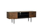 Modern Nate TV Unit 1.2 m Smoked Oak for elegant living rooms.
