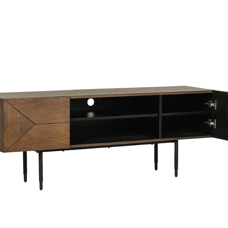Nate TV Unit 1.2 m Smoked Oak