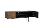 Stylish TV Stand in Smoked Oak for contemporary homes.

