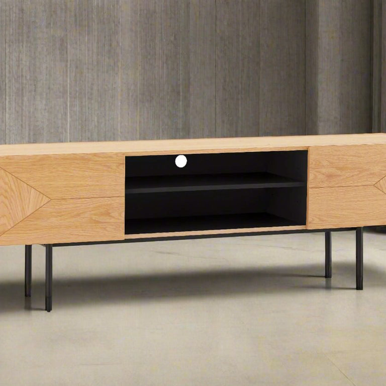 Nate TV Unit 1.5 m Natural Oak