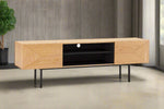 Natural Oak TV Unit for modern living rooms.

