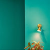 Nathaniel Wall Light Spotlight Aged Brass  life style picture