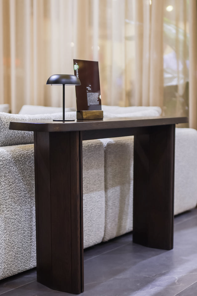 Natu Console Table Espresso Oil