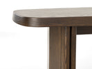 Natu Console Table Espresso Oil picture of round angles
