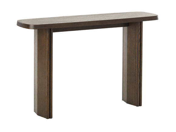 Natu Console Table Espresso Oil picture on the white backgound