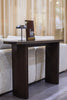 Natu Console Table Espresso Oil life style picture