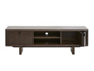 Natu TV Lowboard Espresso Oil picture with opened door