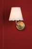 Navarro Rechargeable Wall Light Matt Antique Brass life style picture