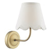 Navarro Rechargeable Wall Light Matt Antique Brass picture on the white background