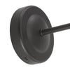 Navarro Rechargeable Wall Light Matt Black close view p[icture of the charging port