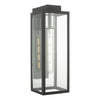 Naxos Outdoor Wall Light Matt Black picture on the white background